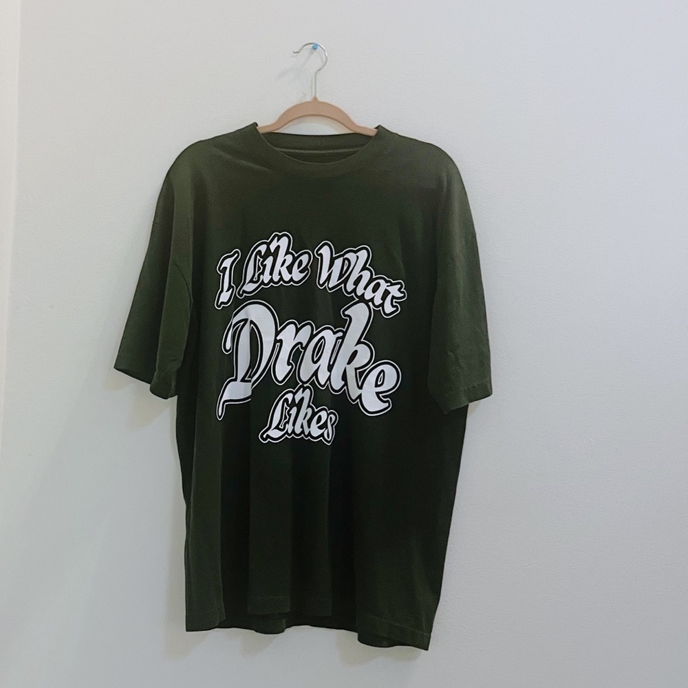 Drake 2023 It’s All A Blur Tour Shirt Size L NWT Green